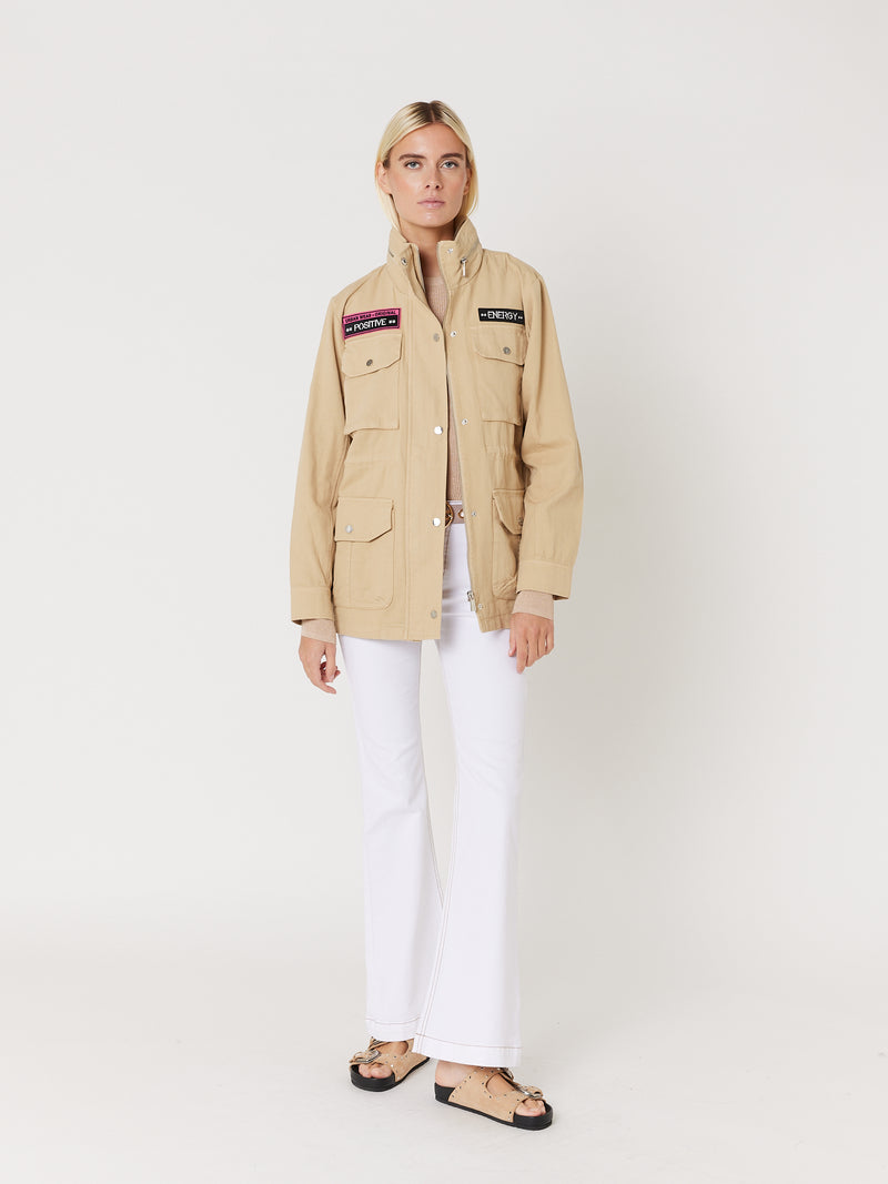 Parka Unie - Beige