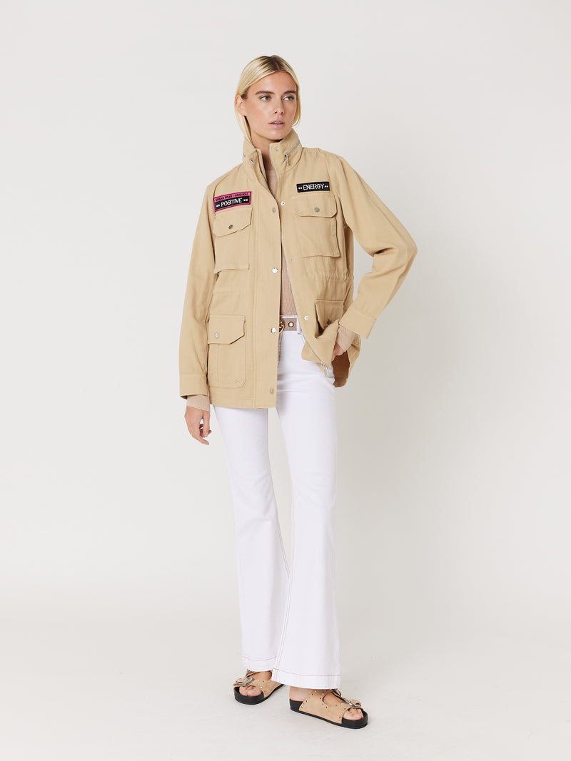 Parka Unie - Beige