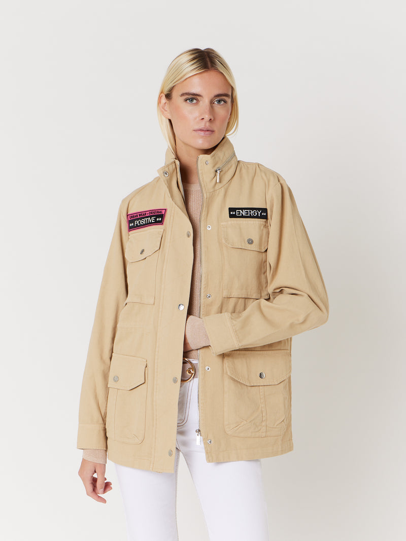 Parka Unie - Beige