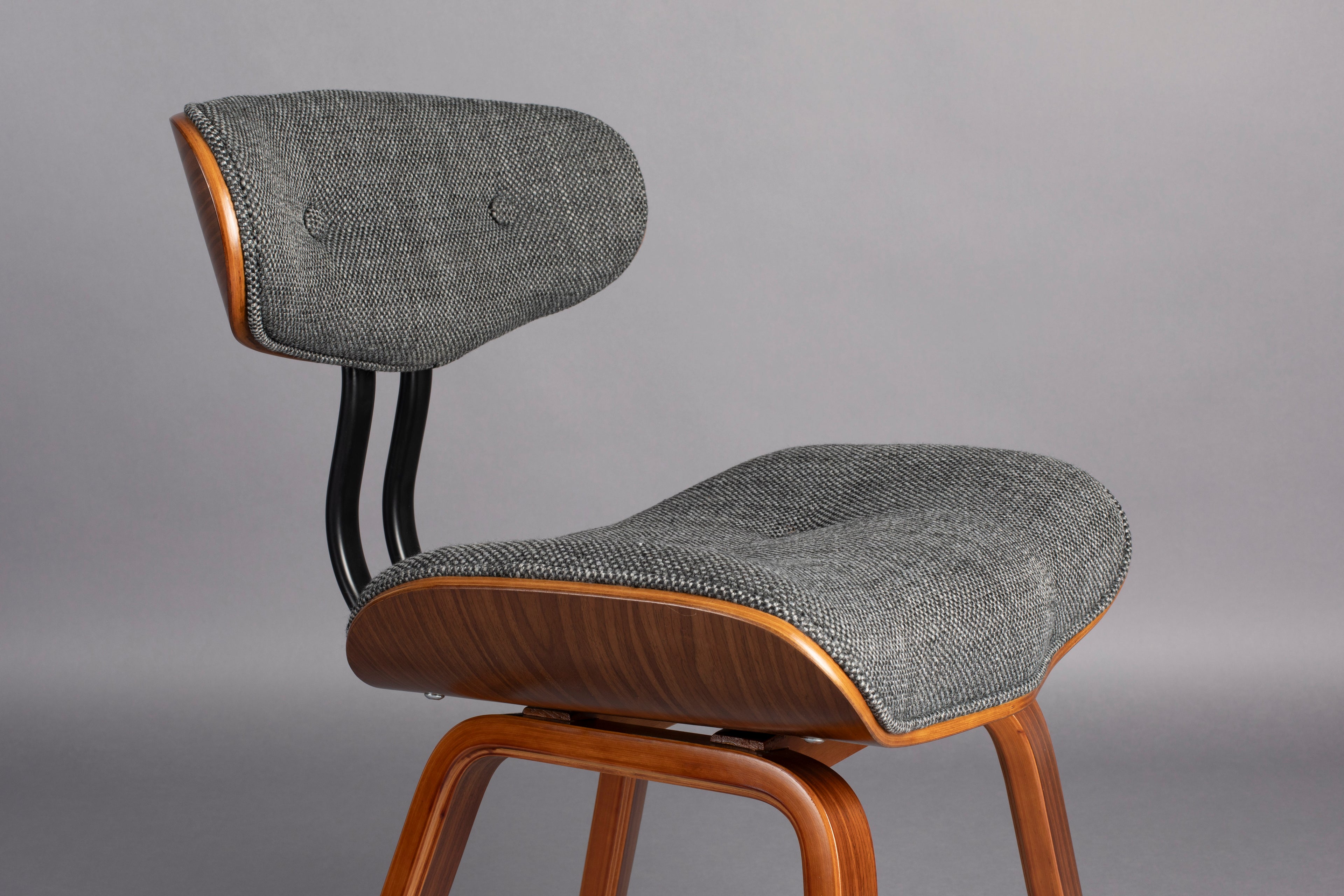 Blackwood - Chair - Bent poplar wood - Gray
