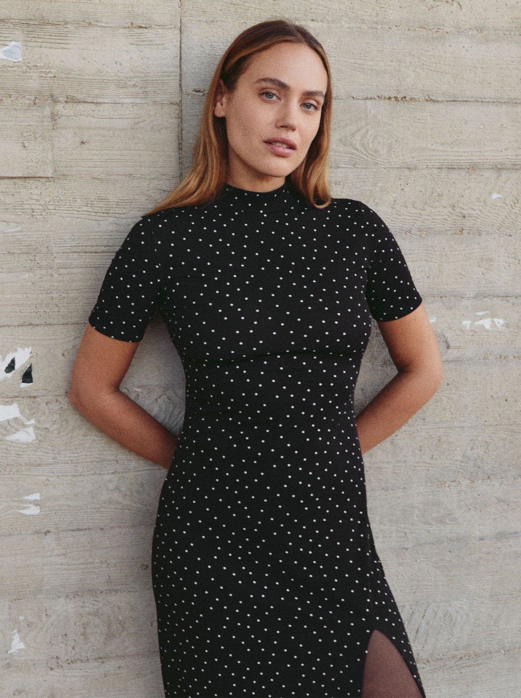 Cut Galaxy Dots Dress