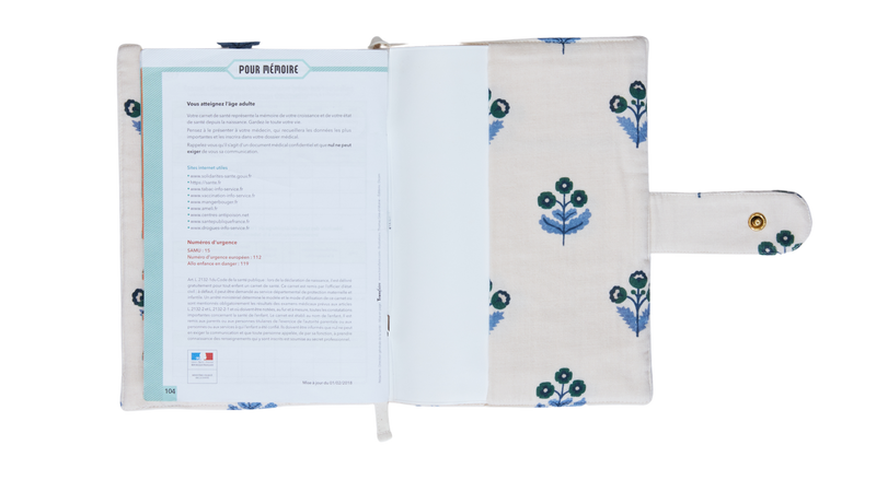 Protège Carnet De Santé Personnalisé - Plumbago