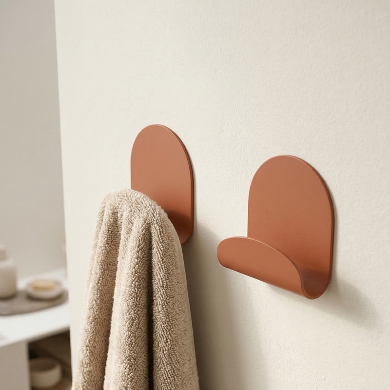 Coat hook - Le Malin - Large model - Terracotta