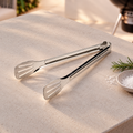 Art Culinaire - Kitchen Tongs - Solid - 18/8 Stainless Steel - Silver