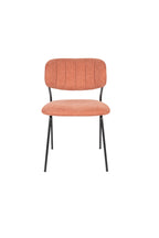 Jolien - Dining Chair - Upholstered - Black/Pink