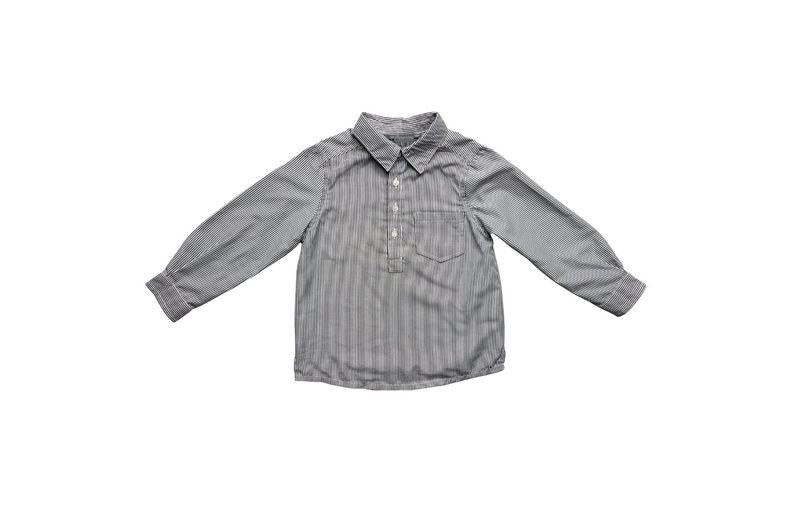 Bonpoint - Chemise Rayée Bleu Claire - 3 Ans