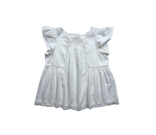 Bonpoint - Blouse En Voile De Coton Et Dentelle - 8 Ans