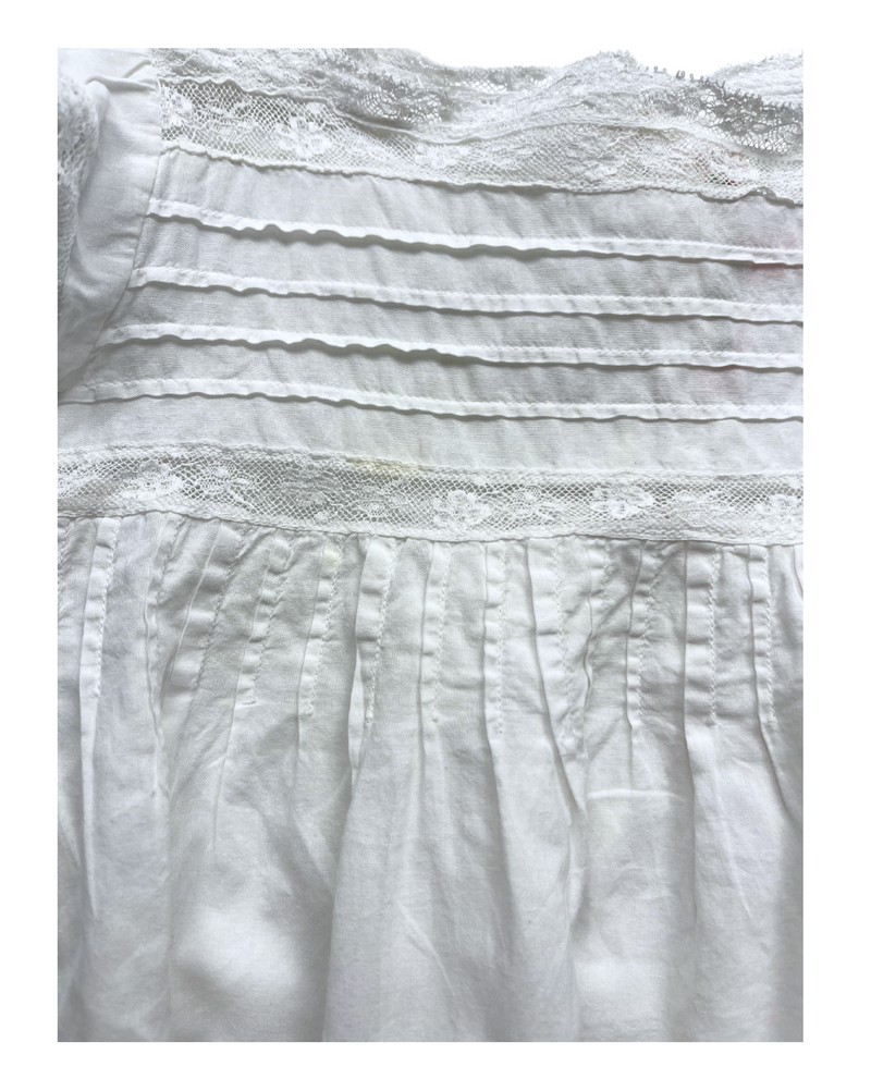 Bonpoint - Blouse En Voile De Coton Et Dentelle - 8 Ans