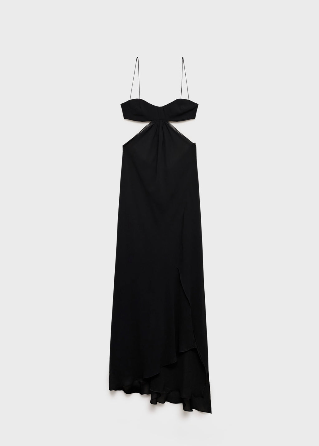 Robe À Découpes Bas Asymétrique