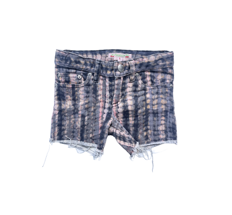 Bonpoint - Short En Jean Effet Délavé Rose - 4 Ans