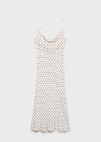 Robe Midi Encolure Drapée
