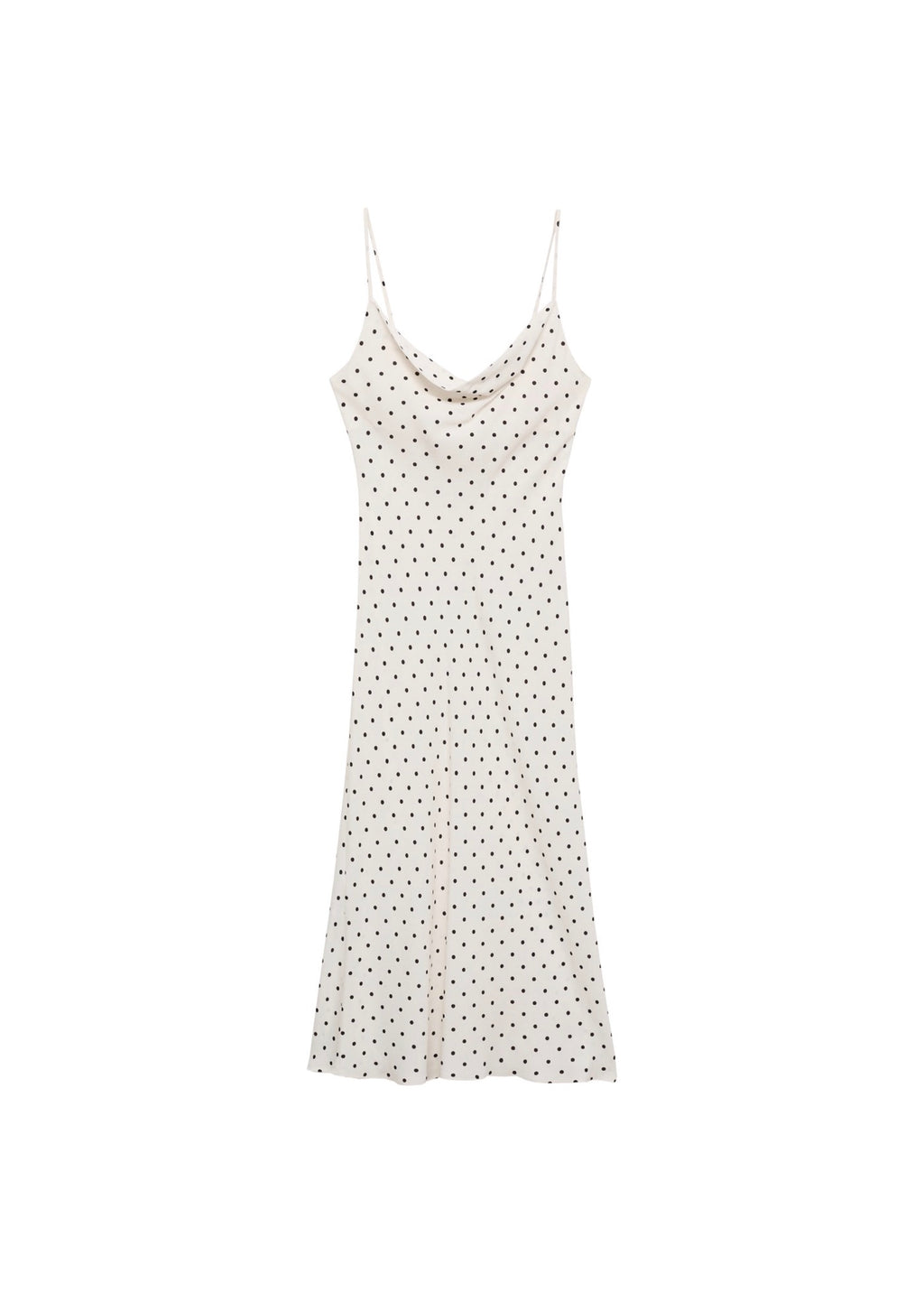 Robe Midi Encolure Drapée