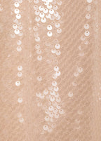 Robe Sequins À Emmanchures Américaines