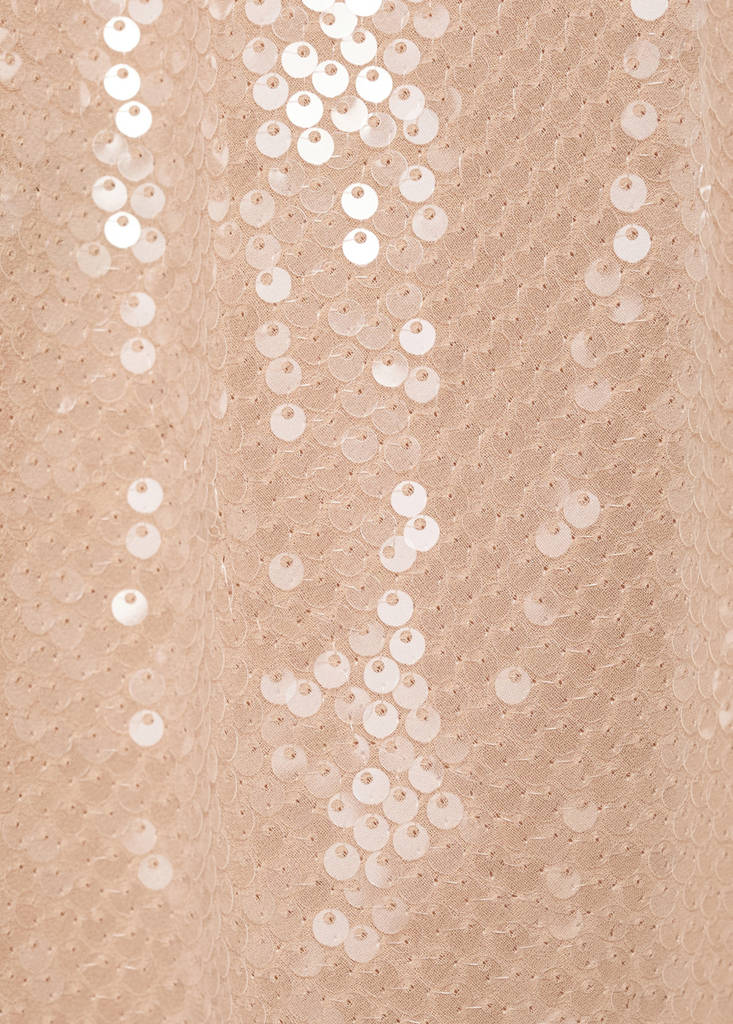 Robe Sequins À Emmanchures Américaines