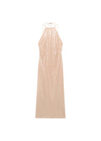 Robe Sequins À Emmanchures Américaines