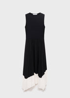 Robe Plissée Combinée