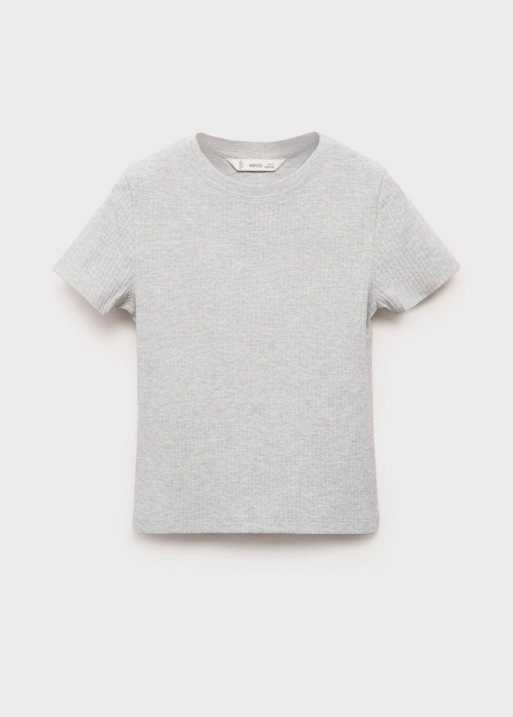 T-Shirt Sport Gris Clair Chiné - Fille