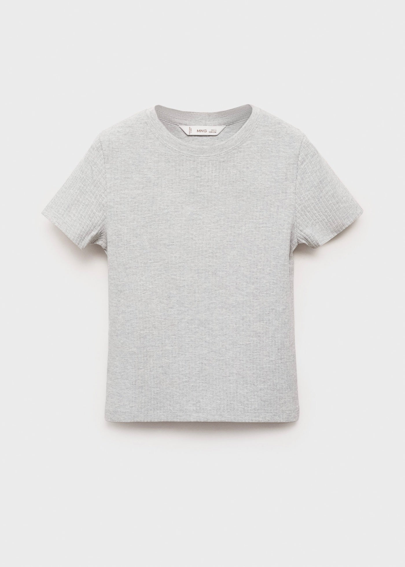 T-Shirt Sport Gris Clair Chiné - Fille