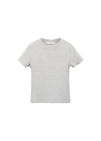 T-Shirt Sport Gris Clair Chiné - Fille