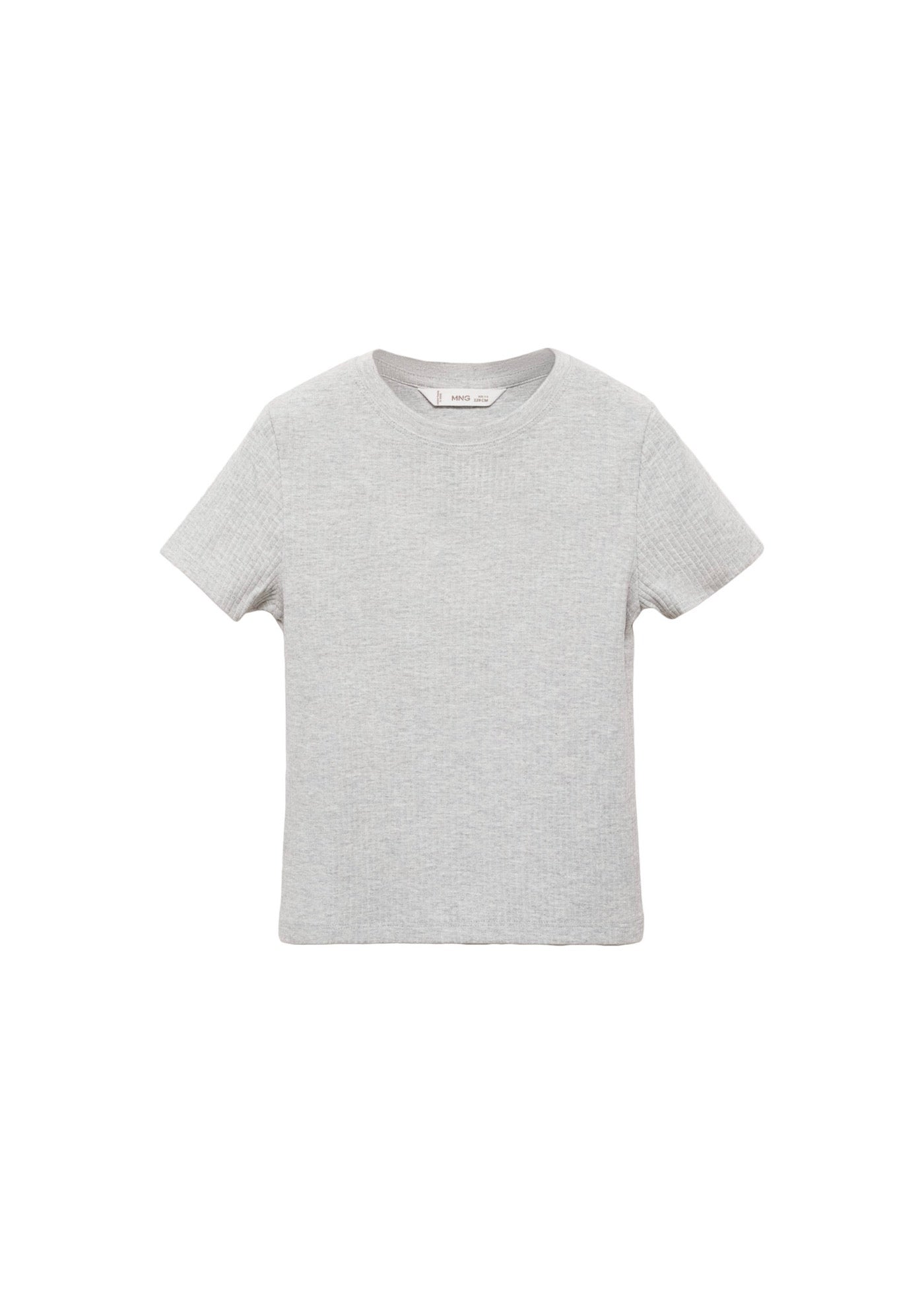 T-Shirt Sport Gris Clair Chiné - Fille
