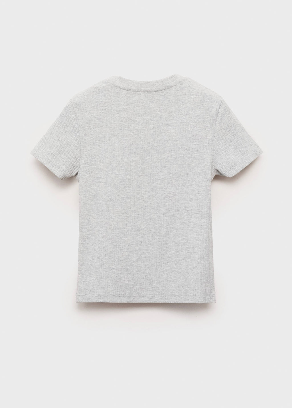 T-Shirt Sport Gris Clair Chiné - Fille