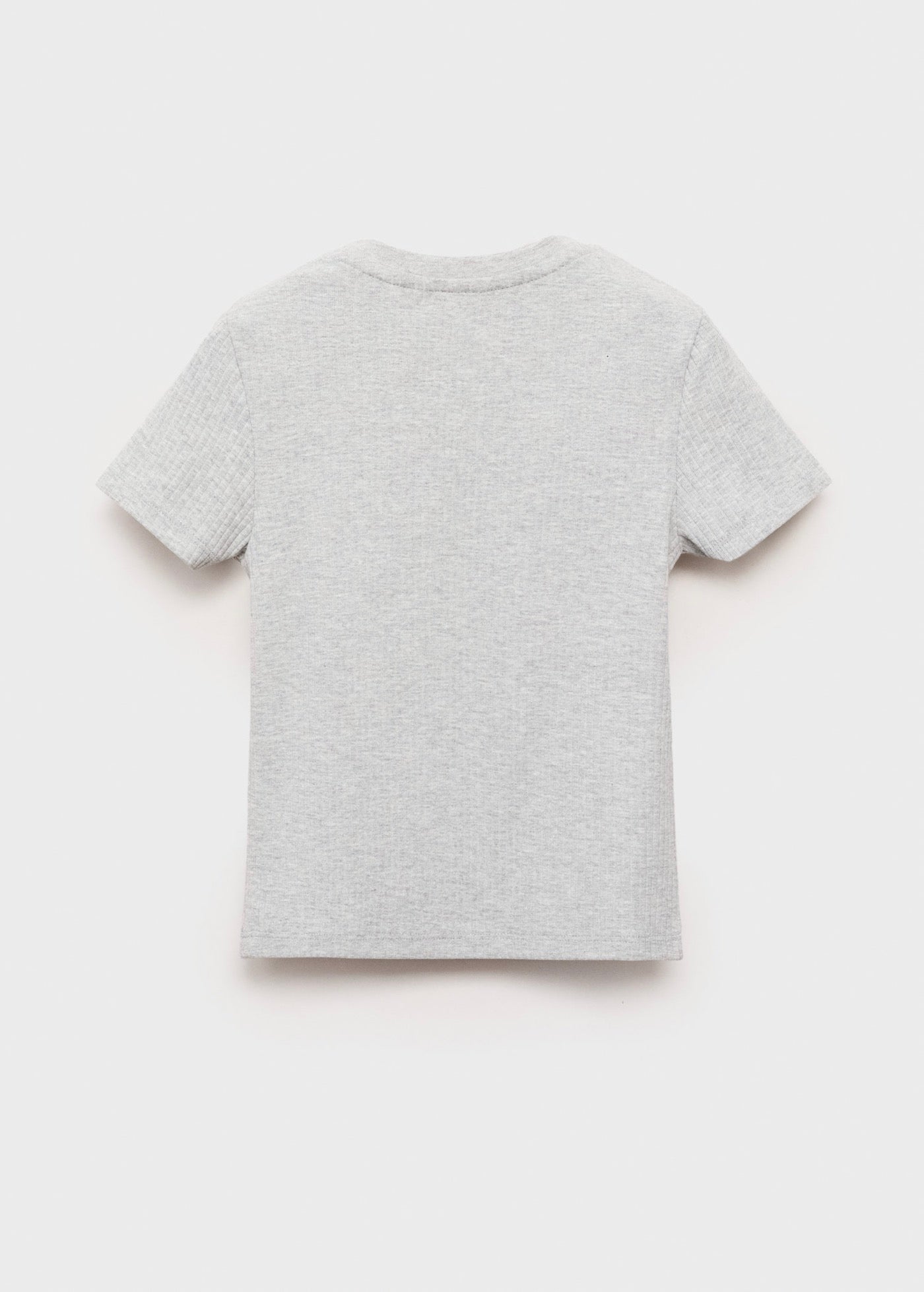 T-Shirt Sport Gris Clair Chiné - Fille