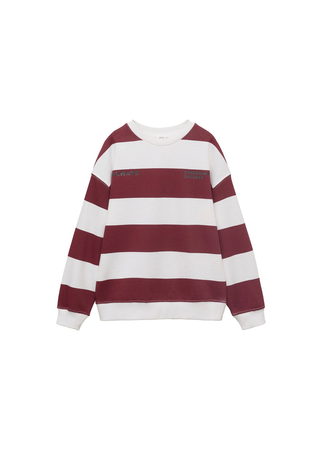 Sweat Striblo Lie De Vin - Garçon
