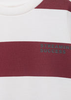 Sweat Striblo Lie De Vin - Garçon