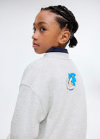 Sweat Sonicthe Gris Moyen Chiné - Garçon
