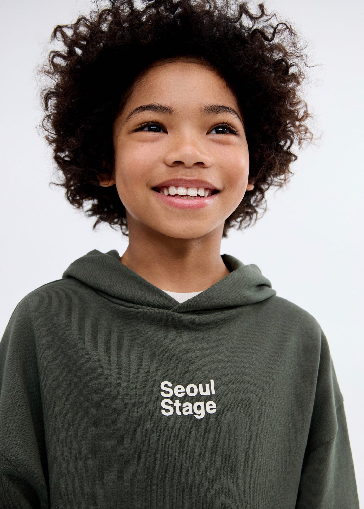 Sudadera Seoul Verde Bosque - Niño