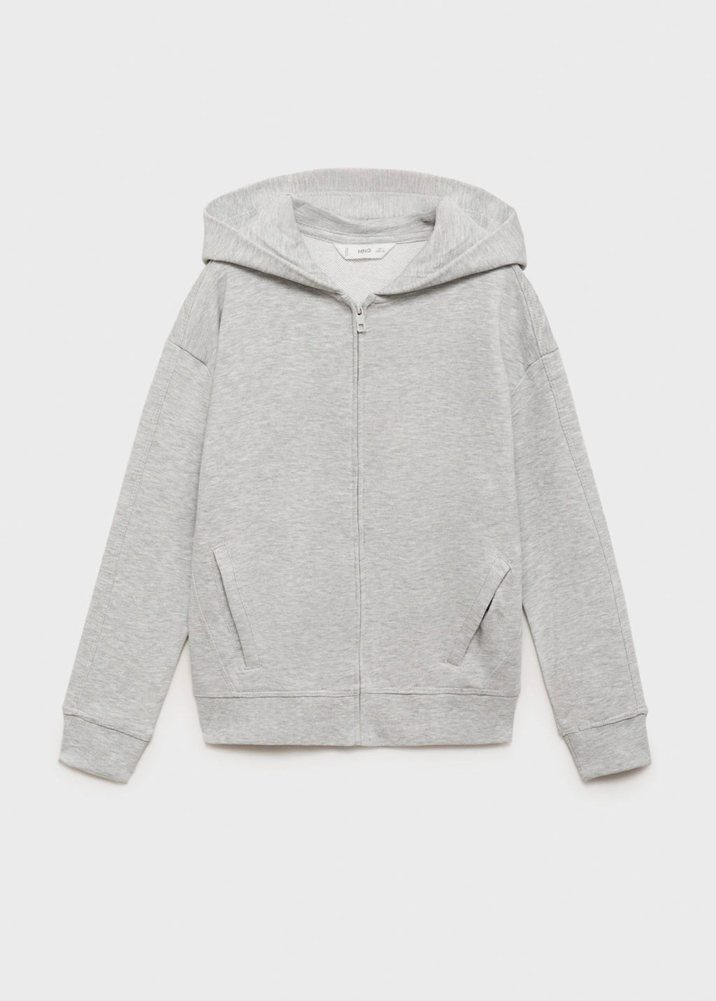Sudadera Francia Gris Medio Jaspeado - Niño
