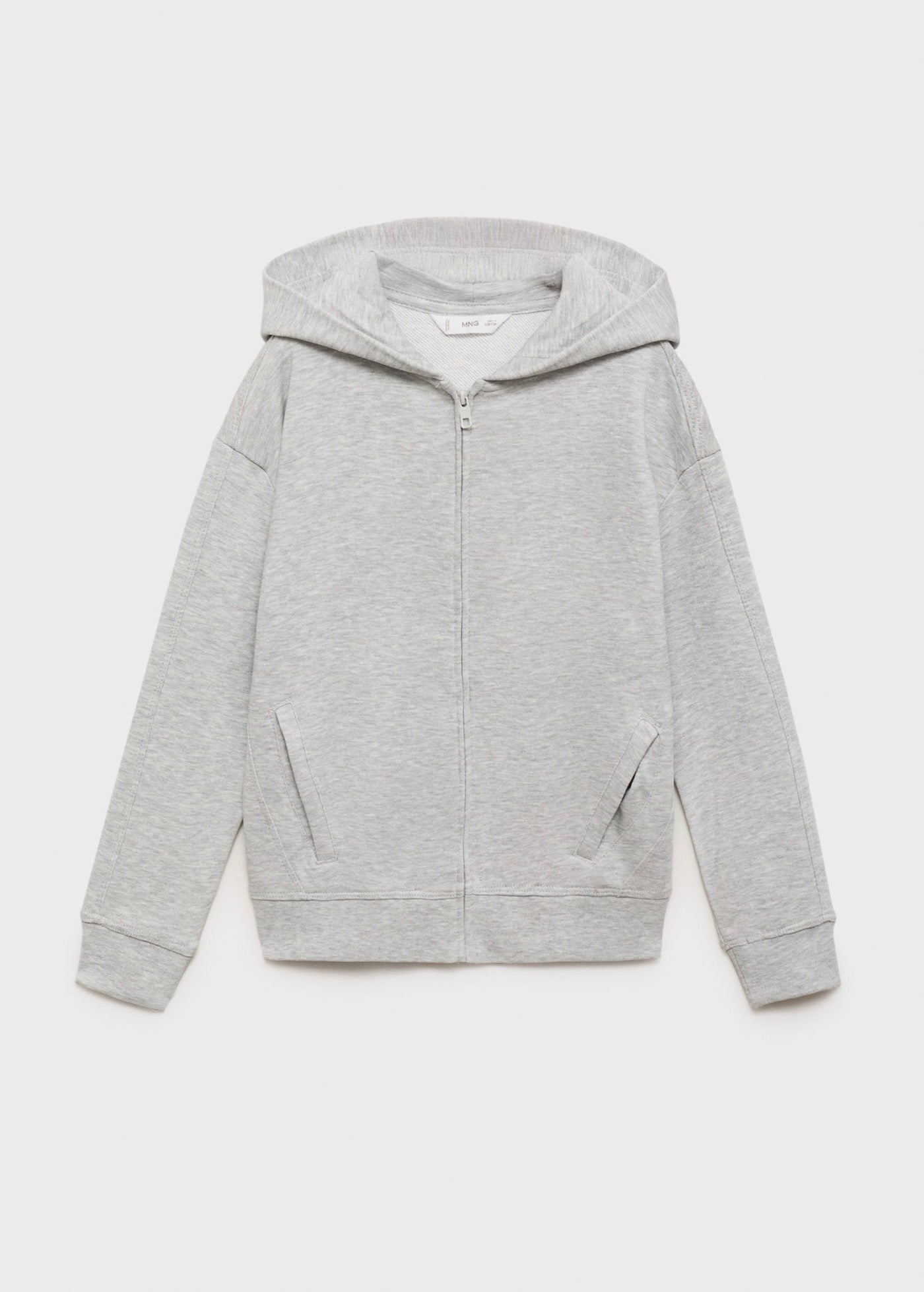 Sudadera Francia Gris Medio Jaspeado - Niño