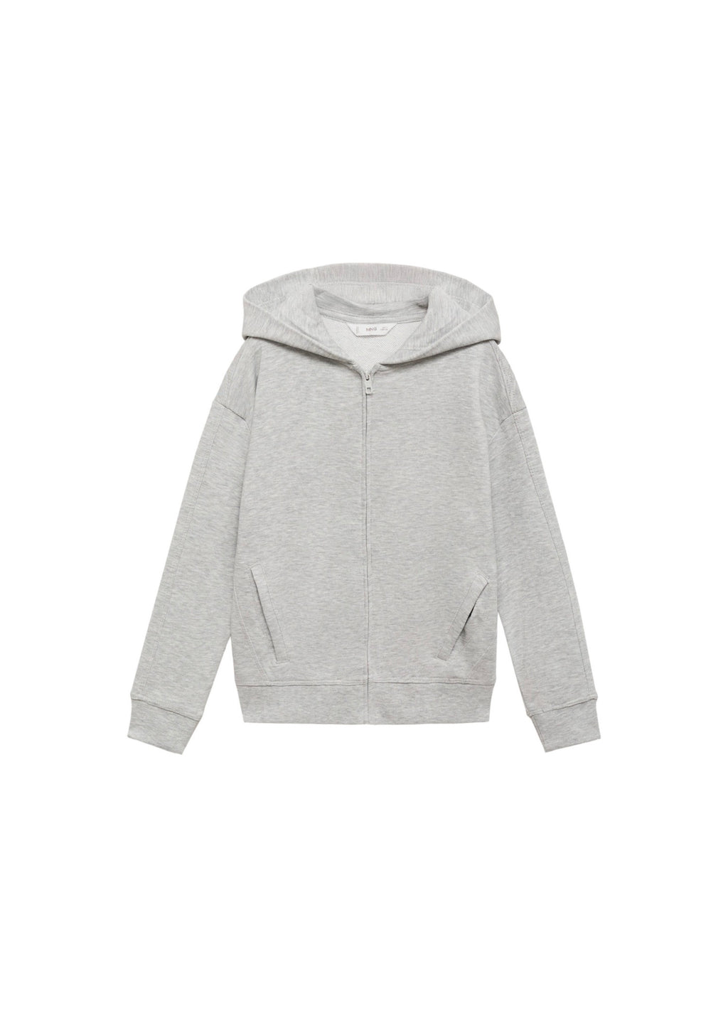 Sudadera Francia Gris Medio Jaspeado - Niño