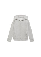 Sudadera Francia Gris Medio Jaspeado - Niño