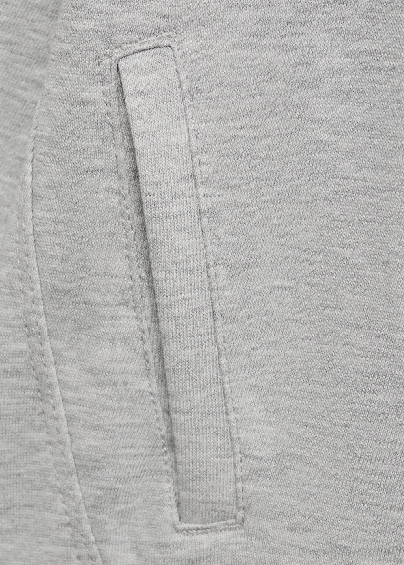 Sudadera Francia Gris Medio Jaspeado - Niño