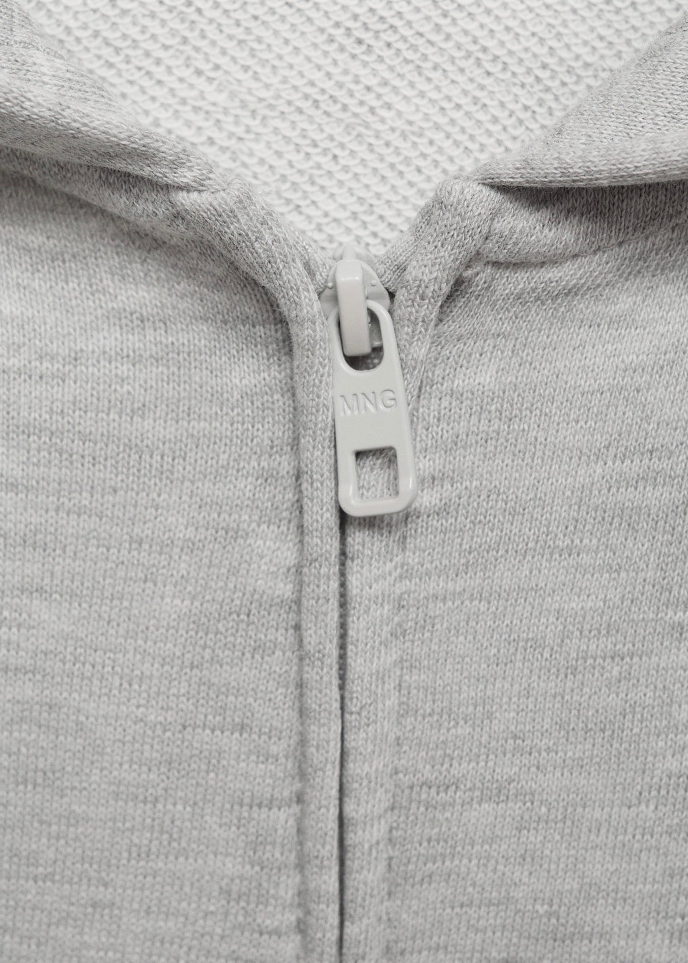 Sudadera Francia Gris Medio Jaspeado - Niño