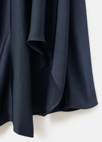 Robe Satinée Asymétrique