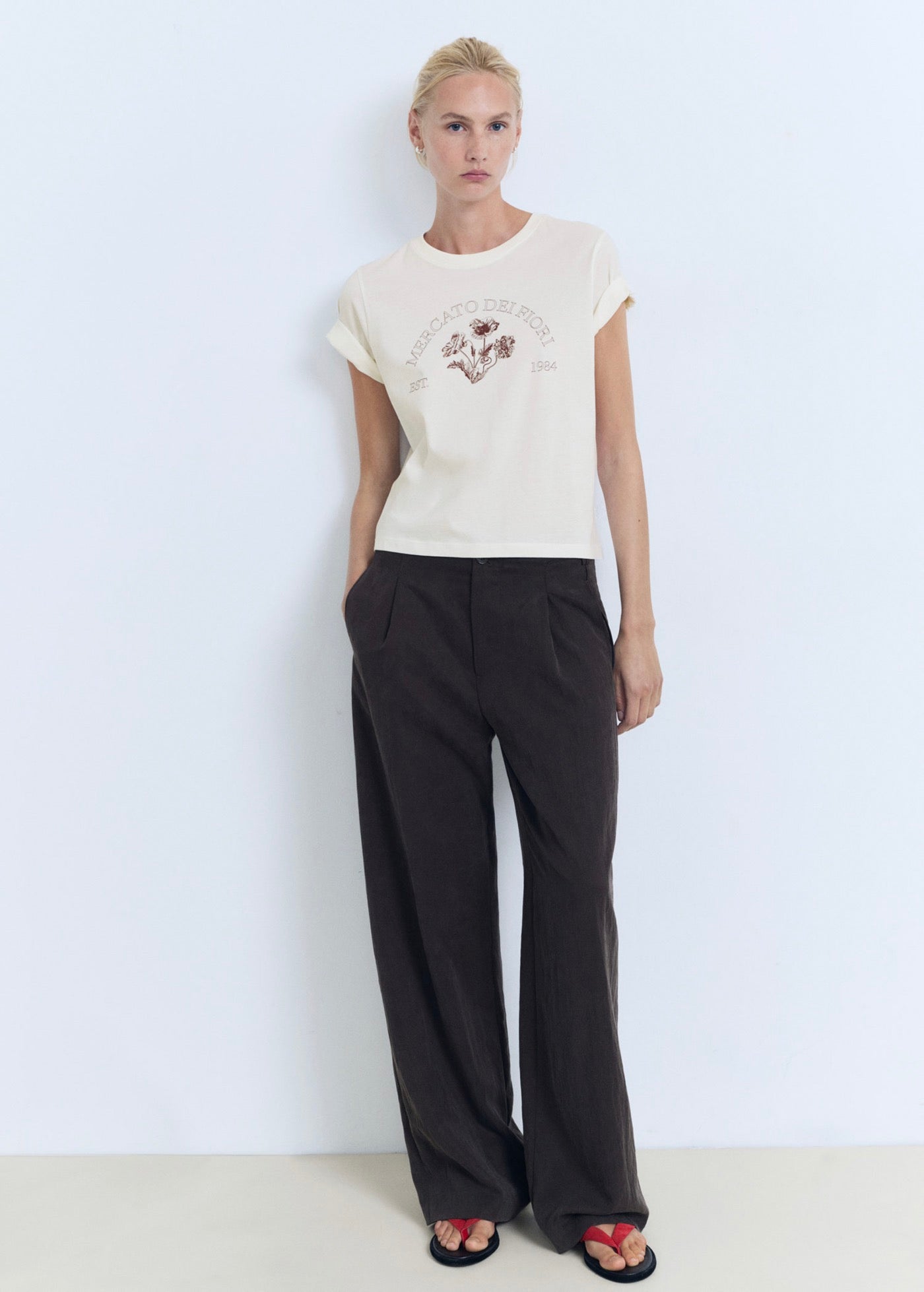 T-Shirt En Coton Imprimé