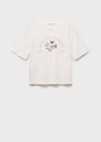 T-Shirt En Coton Imprimé