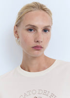 T-Shirt En Coton Imprimé