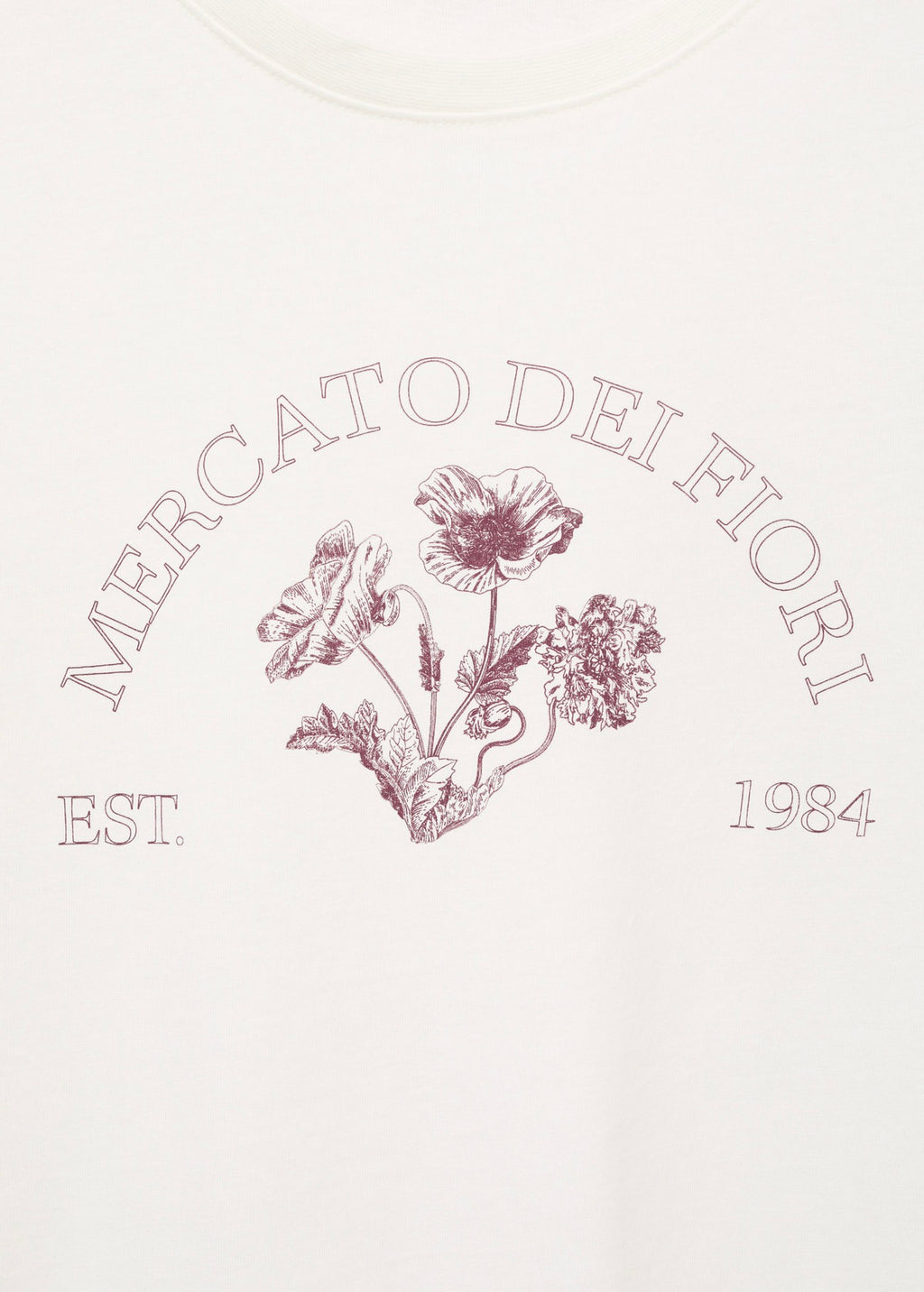 T-Shirt En Coton Imprimé