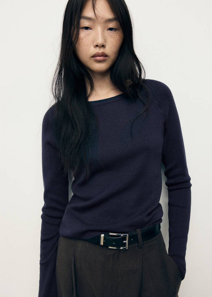 Pull-Over Maille Fine Manches Longues