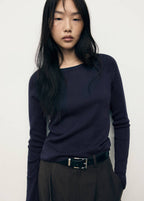 Pull-Over Maille Fine Manches Longues