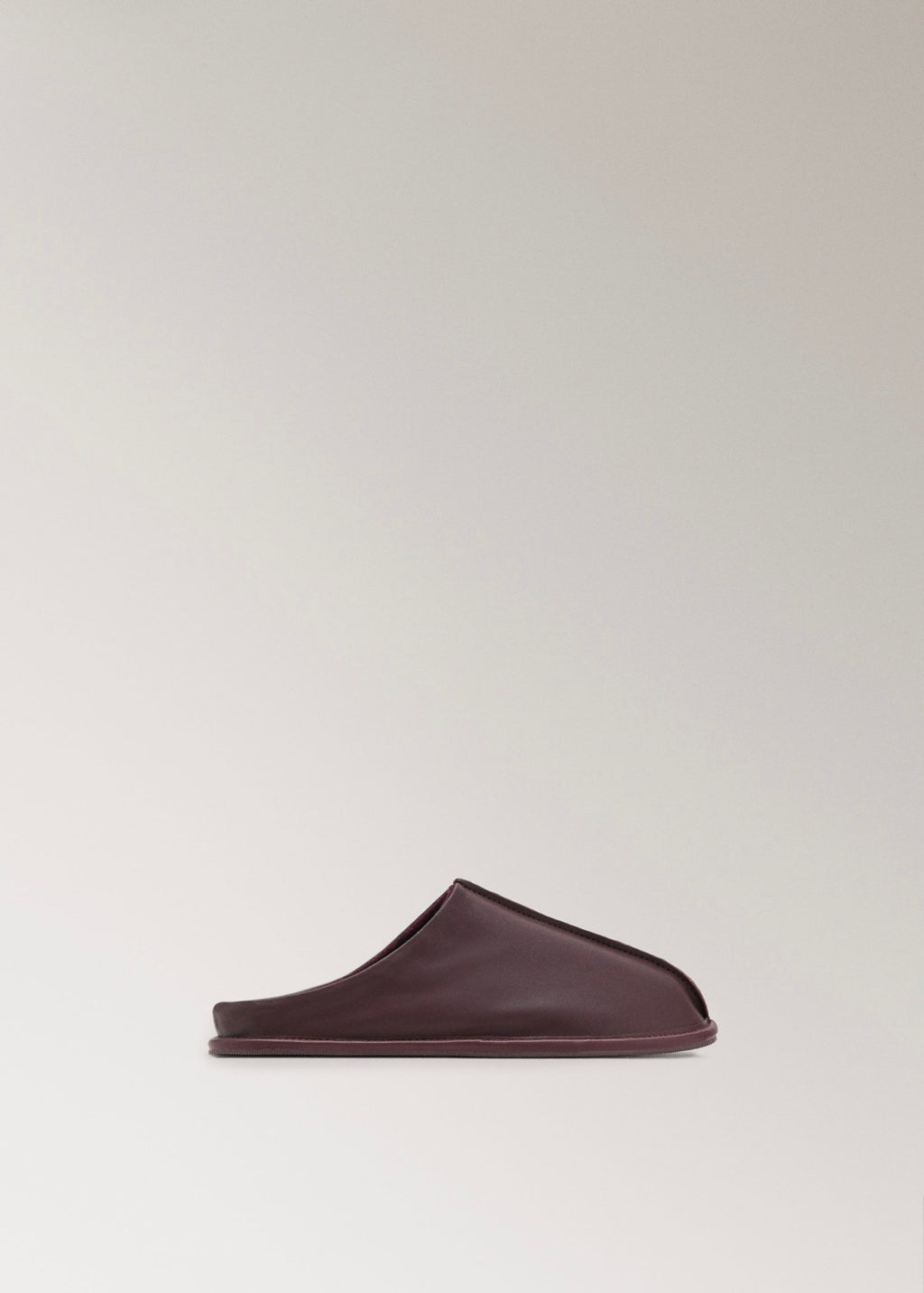 Sabots En Cuir Détail Couture