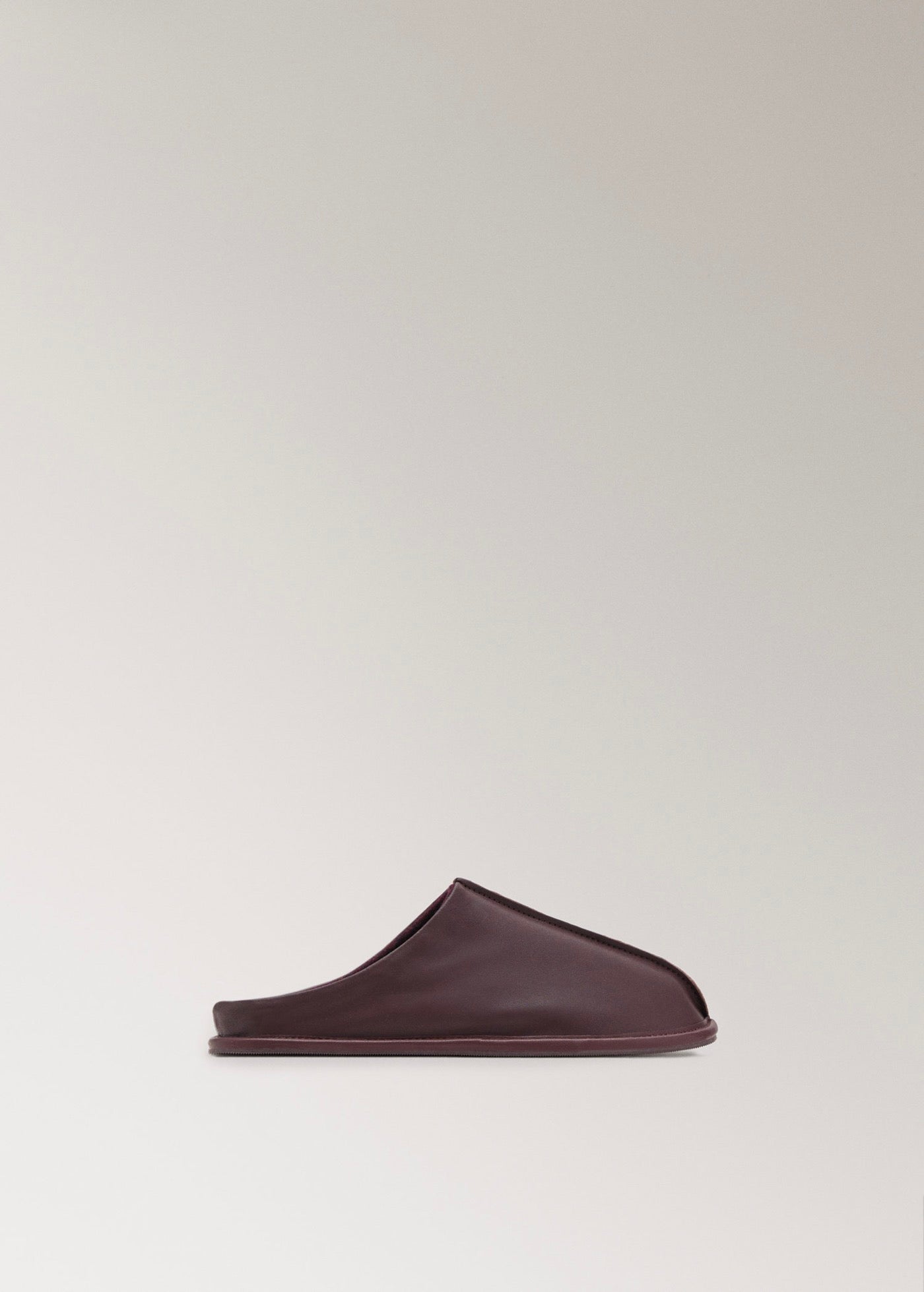 Sabots En Cuir Détail Couture