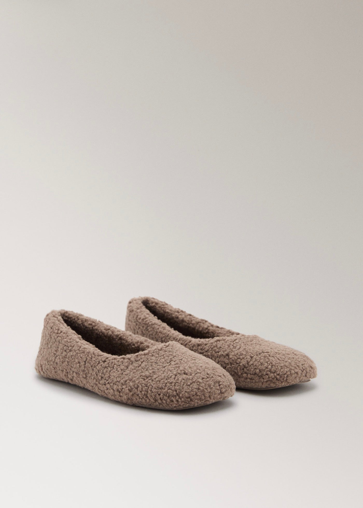 Ballerines En Mouton Retourné
