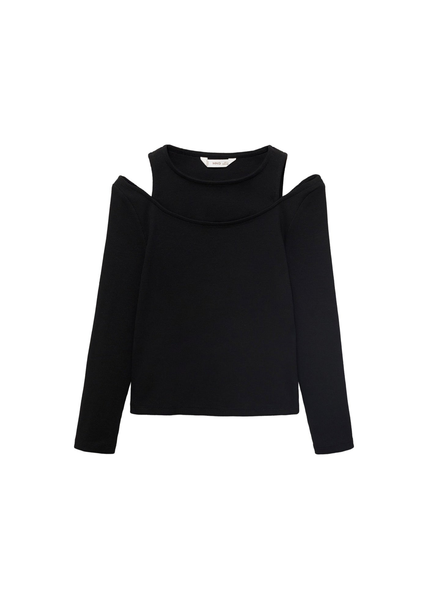 T-Shirt Layer Noir - Fille