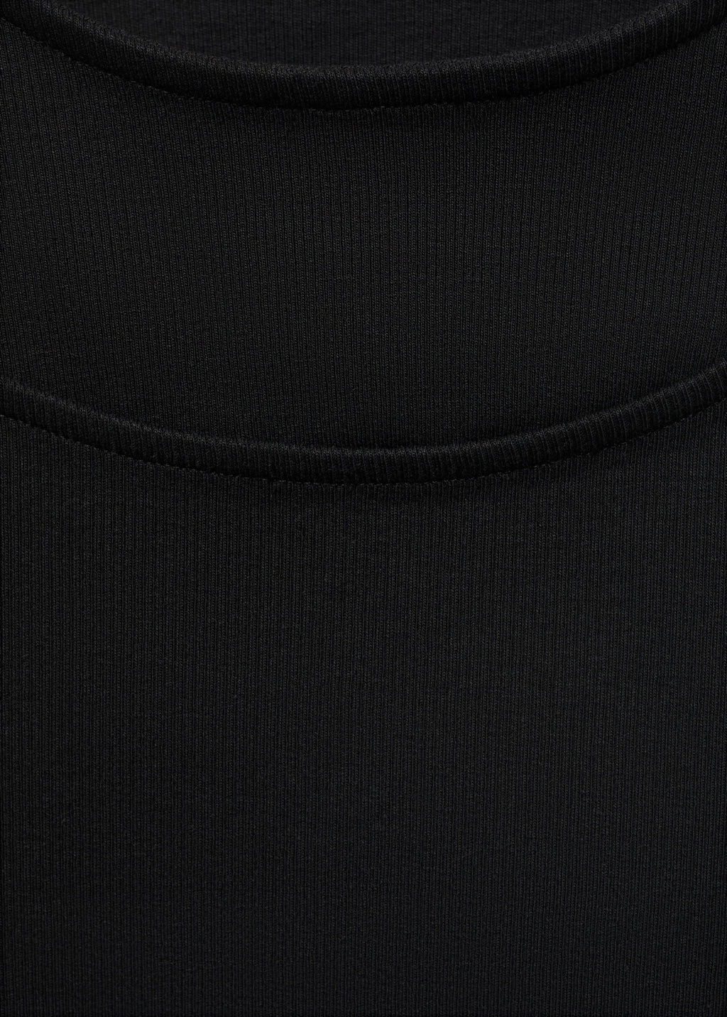 T-Shirt Layer Noir - Fille