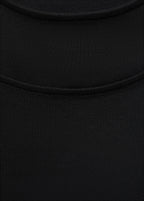 T-Shirt Layer Noir - Fille