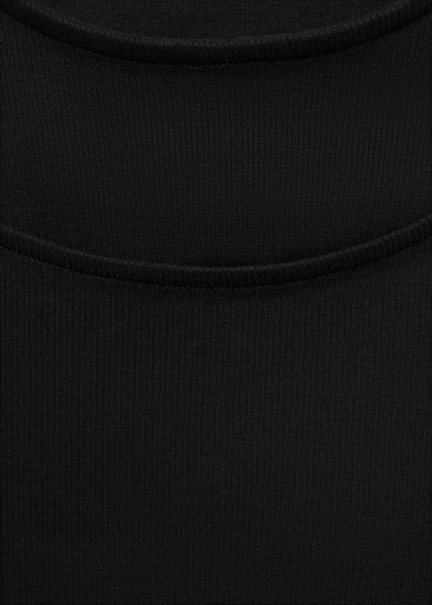 T-Shirt Layer Noir - Fille